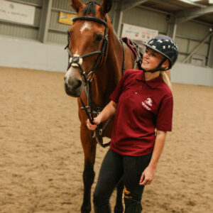 Equestrian Polo Shirt | Wild Canter Co. Burgundy