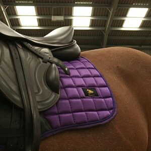 Majestic Plum Satin Saddle Pad