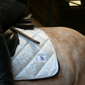Limited edition Palazzo White Florentine Saddle Pad – Dressage Pad