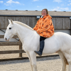 Hiccup the Highland Oversized Sherpa Fleece Hoodie Blanket