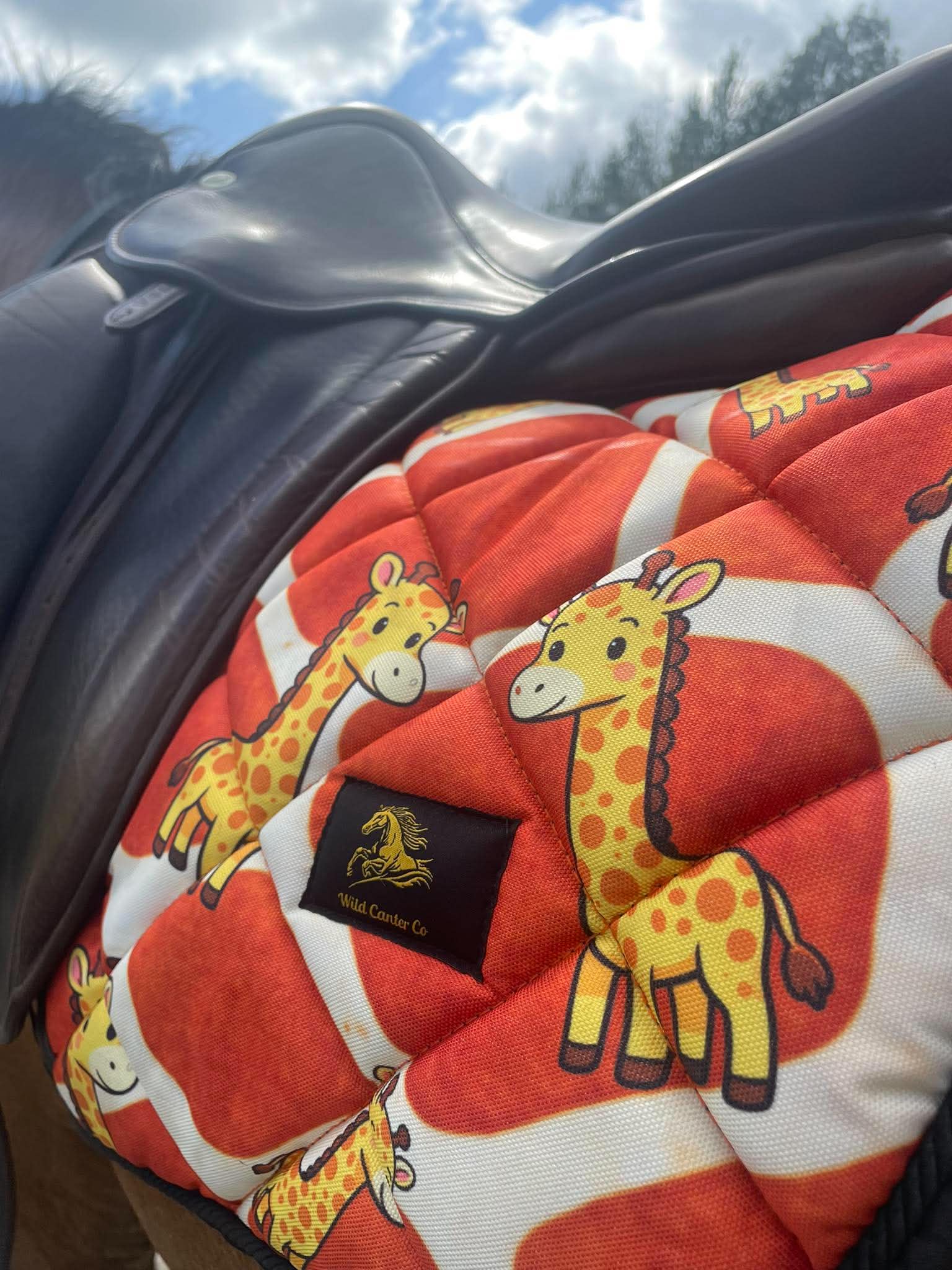 Awaiting Fun Name | Giraffe Saddle Pad - Image 3
