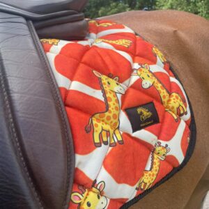 Awaiting Fun Name | Giraffe Saddle Pad
