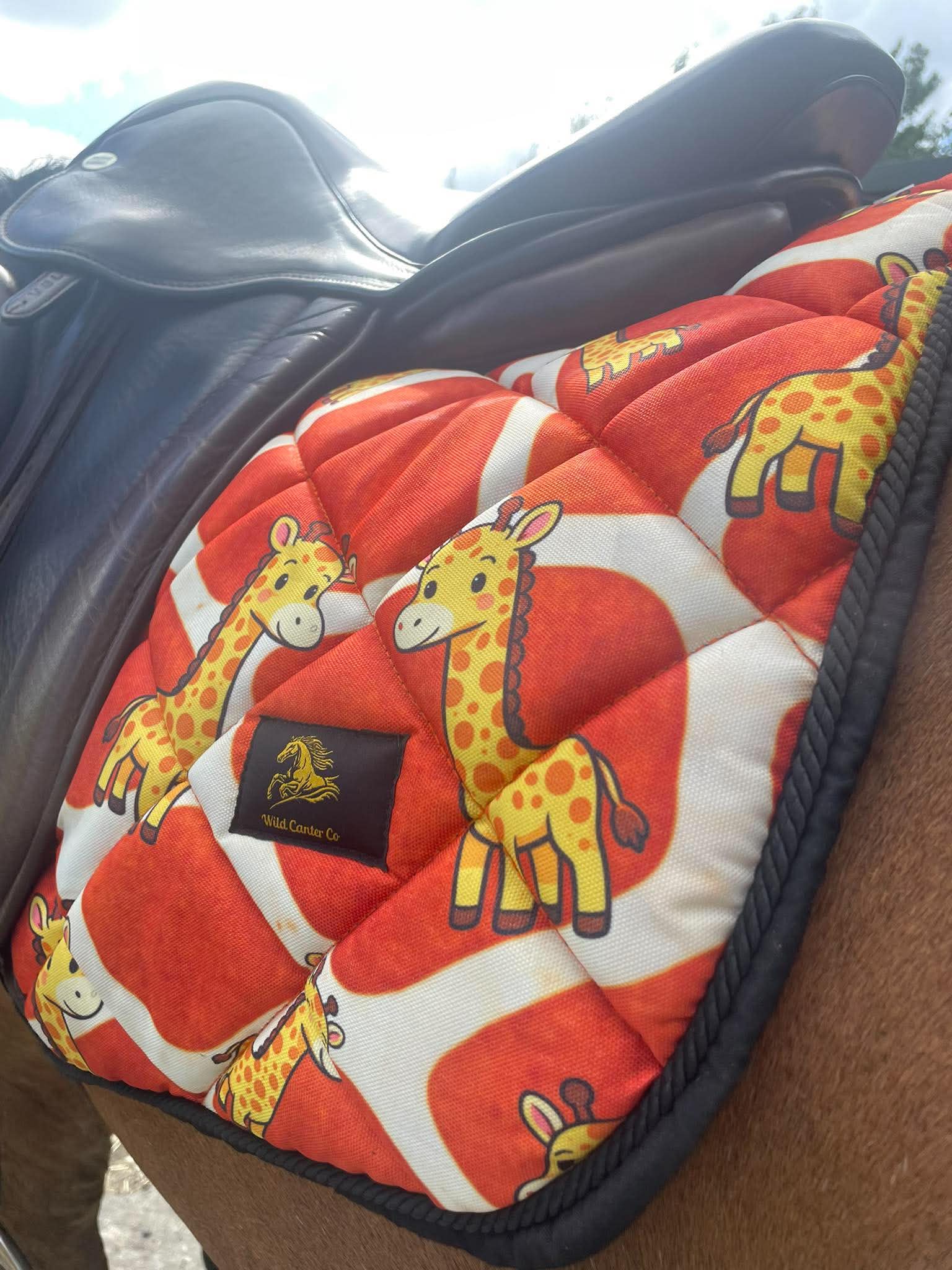 Awaiting Fun Name | Giraffe Saddle Pad - Image 2