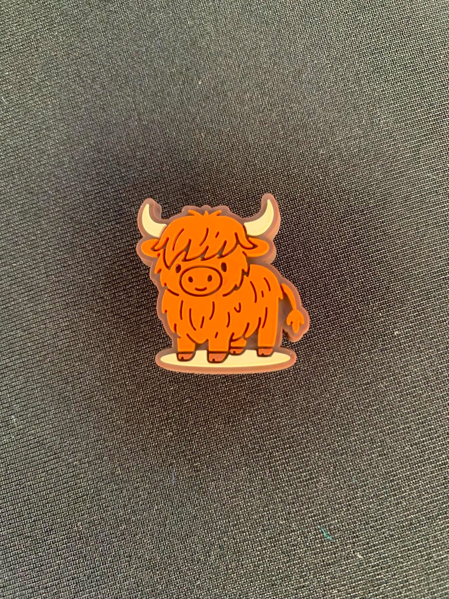 Hiccup the Highland Cow Pin Badge - Image 2