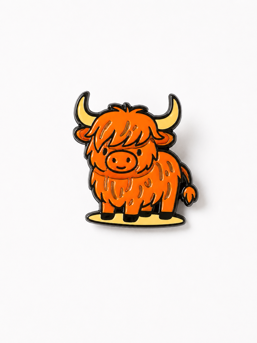 Hiccup the Highland Cow Pin Badge