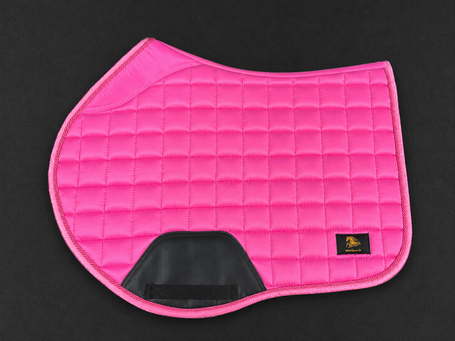 Rose Pink Satin Saddle Pad - Image 3
